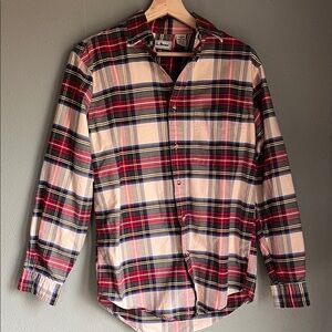 L.L. Bean Men's Multicolor Plaid Button Down Shirt